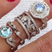 30 alianças de casamento vintage para noivas que amam o clássico